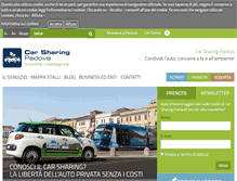 Tablet Screenshot of carsharingpadova.it